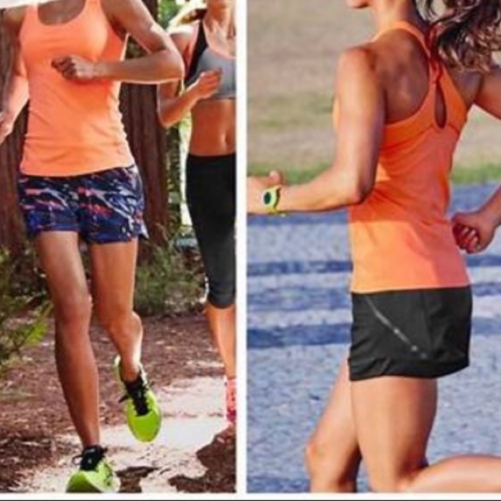 Athleta Bright Orange Swift Tank, Small